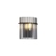 Searchlight-55625SM - Swizzle - Matt Black Wall Lamp with Smoked Rods