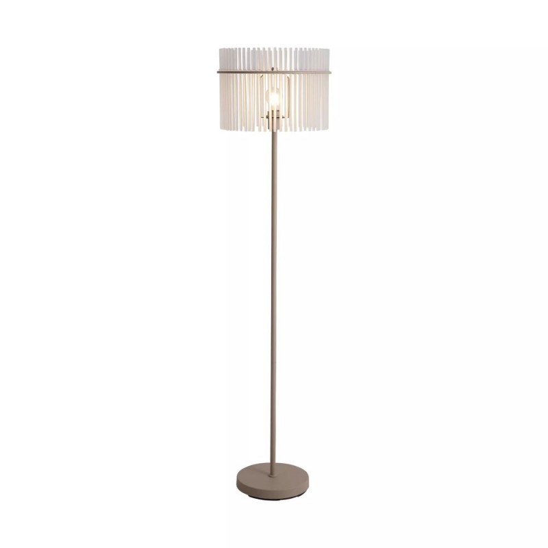 Searchlight-55626SA - Swizzle - Sand Floor Lamp with Frosted Glass Rods
