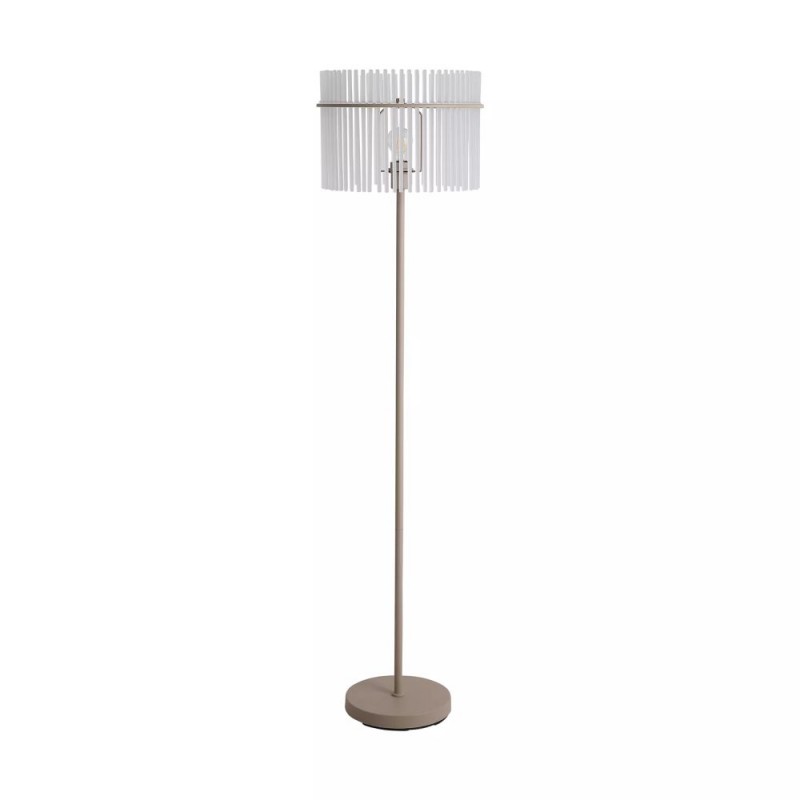 Searchlight-55626SA - Swizzle - Sand Floor Lamp with Frosted Glass Rods