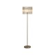 Searchlight-55626CP - Swizzle - Gold Floor Lamp with Champagne Rods