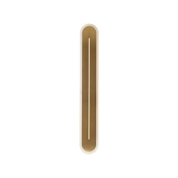 Couper - Satin Brass LED Wall Lamp with Clear Acrylic