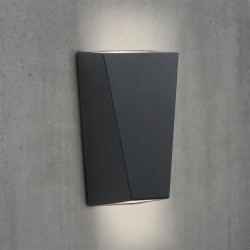 Sheffield - Black Up & Down Wall Lamp IP44