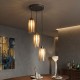 Searchlight-56131-3BZ - Kent - Bronze 3 Light Cluster Pendant with Champagne Frosted Glass