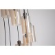 Searchlight-56131-8BZ - Kent - Bronze 8 Light Cluster Pendant with Champagne Frosted Glass