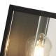 Outdoor - Bakerloo - Outdoor Clear & Black Lantern Wall Lamp Searchlight-56871BK - Bakerloo - Outdoor Clear & Black Lantern Wall Lamp