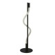 Searchlight-57212BK - Serpent - Black LED Table Lamp with White Tube Diffuser