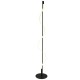 Searchlight-57213BK - Serpent - Black LED Floor Lamp with White Tube Diffuser