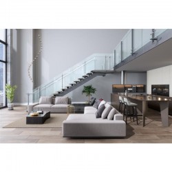 Hallway - Crystal with Chrome Spiral Cluster Pendant Hallway - Crystal with Chrome Spiral Cluster Pendant