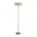 Marylin - Chrome Floor Lamp with Crystal