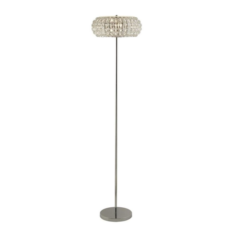 Searchlight-5819CC - Marylin - Chrome Floor Lamp with Crystal