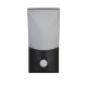 Searchlight-58321BK - Copenhagen - Black & White PIR Wall Lamp