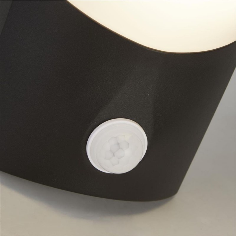Searchlight-58321BK - Copenhagen - Black & White PIR Wall Lamp