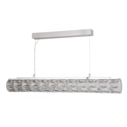 Remy - Chrome LED over Island Fitting with Crystal
