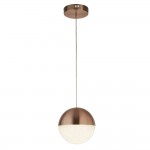 Marbles - Copper LED Pendant with Crushed Ice Shade ∅ 25 cm