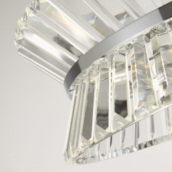 Uptown - Chrome 7 Light Pendant with Crystal Uptown - Chrome 7 Light Pendant with Crystal