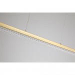 Madeleine - Gold LED Linear Profile with Clear Acrylic