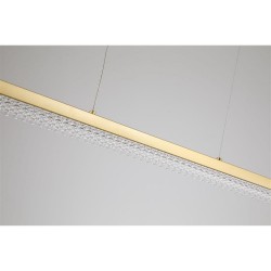 Madeleine - Gold LED Linear Profile with Clear Acrylic