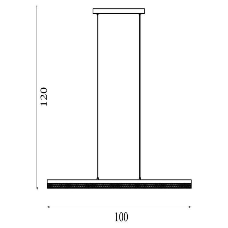 Searchlight-59736GO - Madeleine - Gold LED Linear Profile with Clear Acrylic