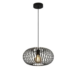 Avery - Black Pendant Convertible to Semi-Flush