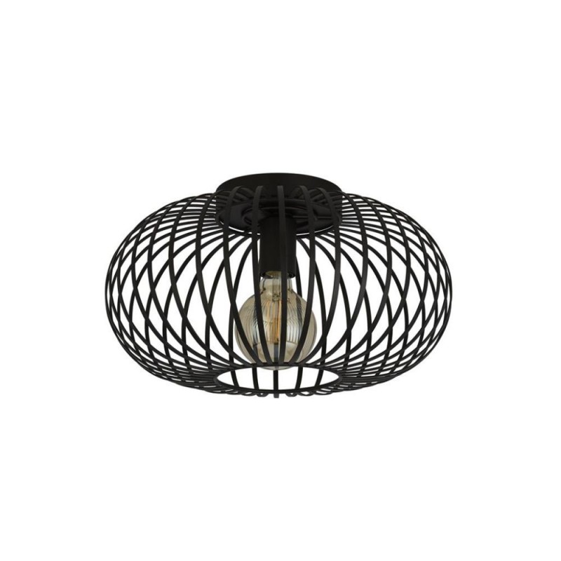 Searchlight-59901-1BK - Avery - Black Pendant Convertible to Semi-Flush