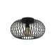 Searchlight-59901-1BK - Avery - Black Pendant Convertible to Semi-Flush