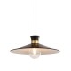 Searchlight-601891BK - Balham - Black & Gold Pendant
