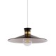 Searchlight-601891BK - Balham - Black & Gold Pendant