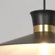 Searchlight-601891BK - Balham - Black & Gold Pendant