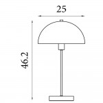 Mushroom - Black Table Lamp