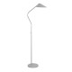 Searchlight-60420WH - Swan - White & Chrome Floor Lamp