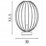 Rondo - Black Table Lamp