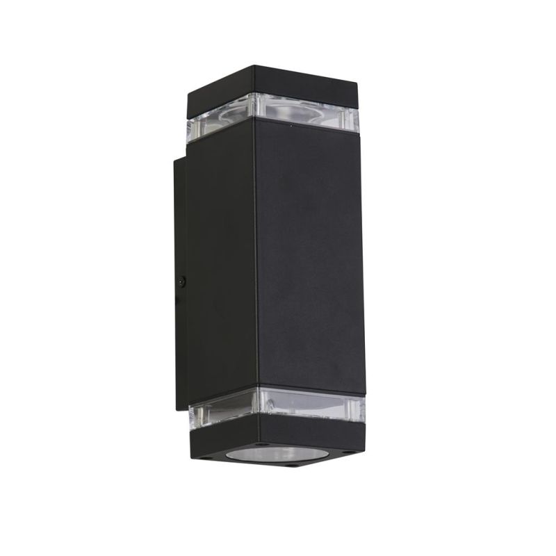 Searchlight-61101BK - Houston - Black Up & Down Wall Lamp