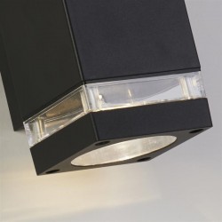 Houston - Black Up & Down Wall Lamp