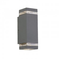 Houston - Grey Up & Down Wall Lamp