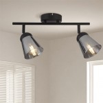 Mega - Black 2 Spotlights with Smoked Glasses Mega - Black 2 Spotlights with Smoked Glasses