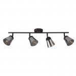 Mega - Black 4 Spotlights with Smoked Glasses Mega - Black 4 Spotlights with Smoked Glasses