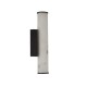 Searchlight-61185-1BK - Wales - Matt Black LED Wall Lamp with Marble Resin Diffuser