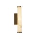 Searchlight-61185-1GO - Wales - Matt Gold LED Wall Lamp with Marble Resin Diffuser