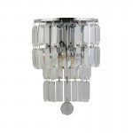 Empire - Chrome 2 Light Wall Lamp with Crystal  Empire - Chrome 2 Light Wall Lamp with Crystal
