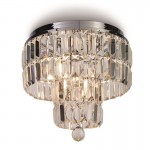 Empire - Chrome 4 Light Flush with Crystal Empire - Chrome 4 Light Flush with Crystal