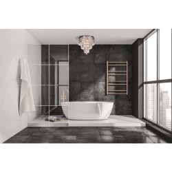 Empire - Chrome 6 Light Flush with Crystal Empire - Chrome 6 Light Flush with Crystal