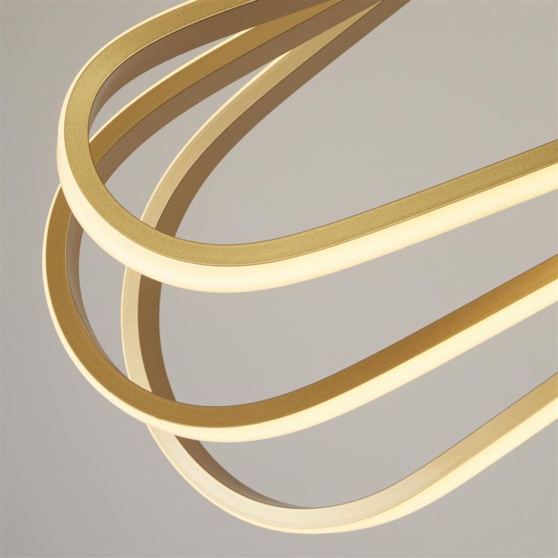 Searchlight-61775GO - Clip - Gold & White LED Pendant with Colour Changing