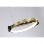 Aerial - Black LED over Island Fitting with Gold Shades Aerial - Black LED over Island Fitting with Gold Shades