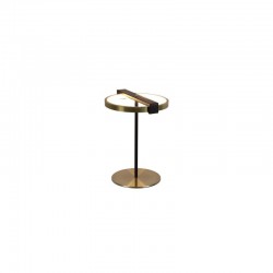 Aerial - Black LED Table Lamp with Gold Shade Aerial - Black LED Table Lamp with Gold Shade