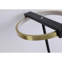 Aerial - Black LED Table Lamp with Gold Shade Aerial - Black LED Table Lamp with Gold Shade