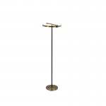 Aerial - Black LED Floor Lamp with Gold Shade Aerial - Black LED Floor Lamp with Gold Shade