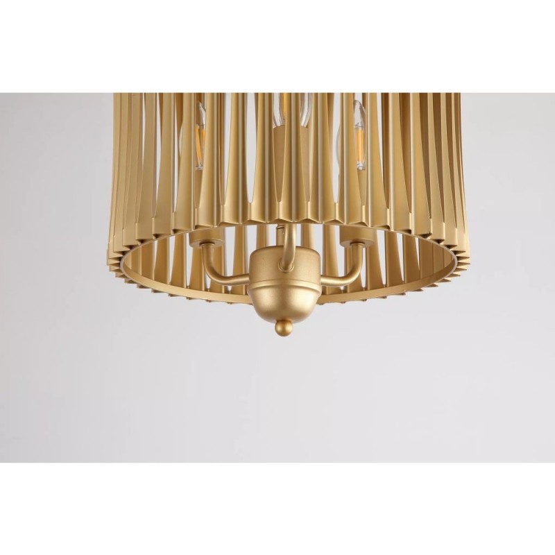 Searchlight-62430-3GO - Split - Painted Gold Metal 3 light Semi Flush