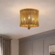 Searchlight-62430-3GO - Split - Painted Gold Metal 3 light Semi Flush
