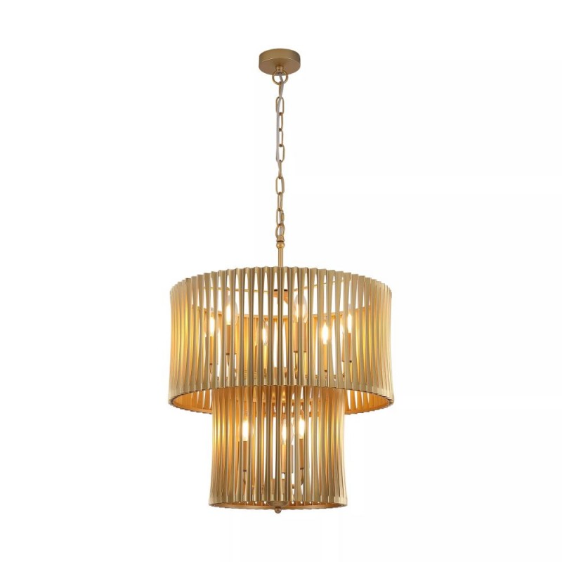 Searchlight-62430-9GO - Split - Painted Gold Metal 9 light Centre Fitting