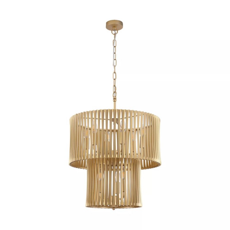 Searchlight-62430-9GO - Split - Painted Gold Metal 9 light Centre Fitting